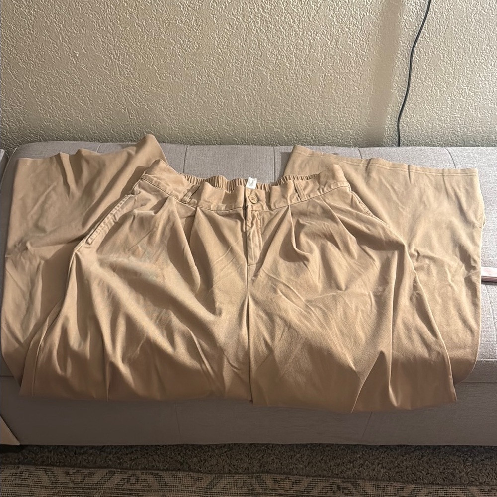 HALARA Tan Boot Cut Flare Pants